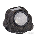 Wason Solar Rock Light Outdoor Garden Decorative Waterproof Led Solar Powered Garden Stone Light untuk Laluan Laluan Laluan